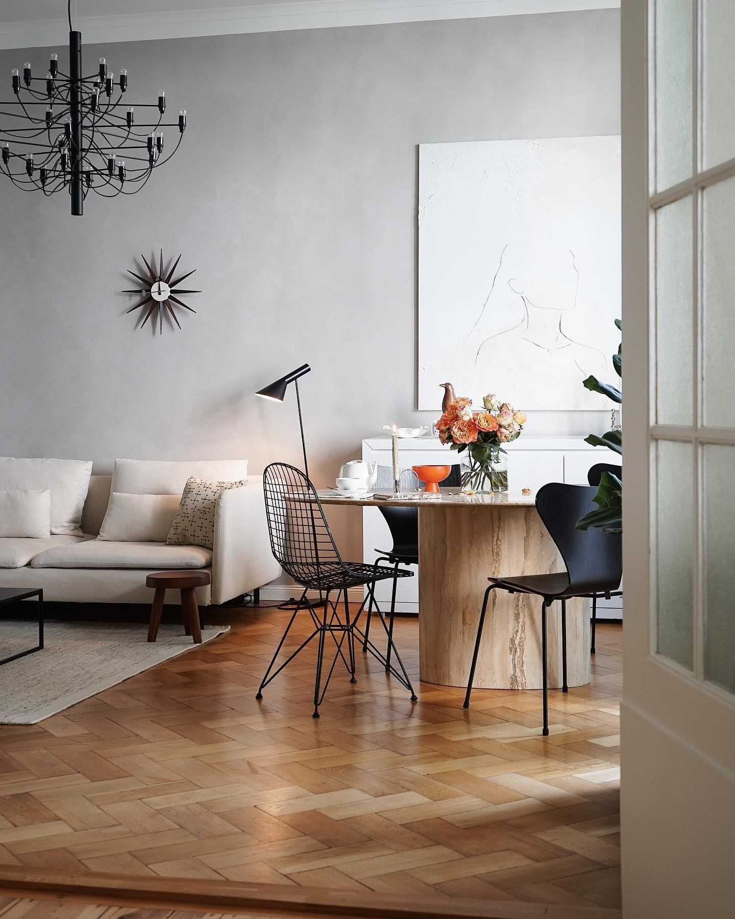 Vitra Sunburst Wall Clock