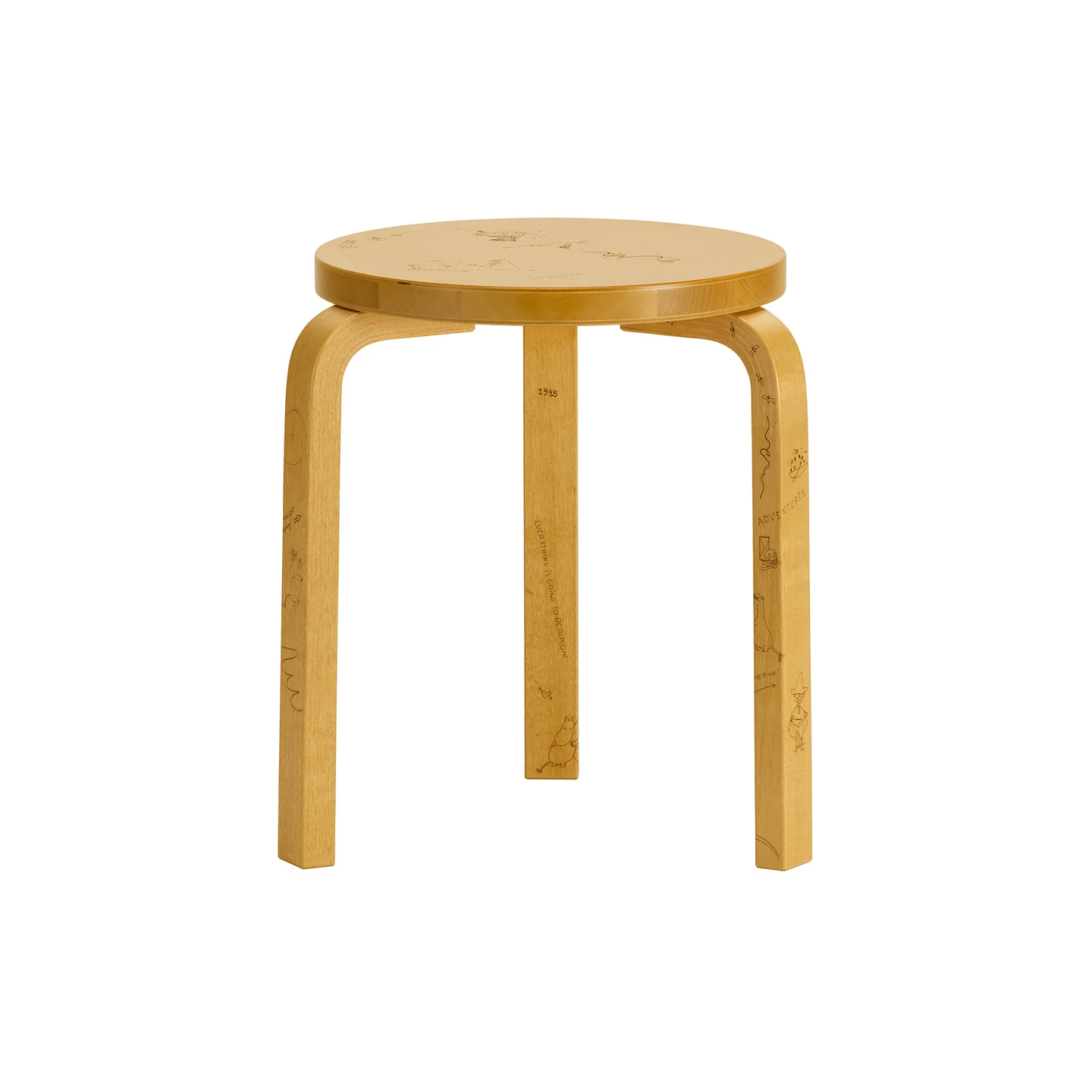 Artek Stool 60 Celebration - Moomin - limited edition