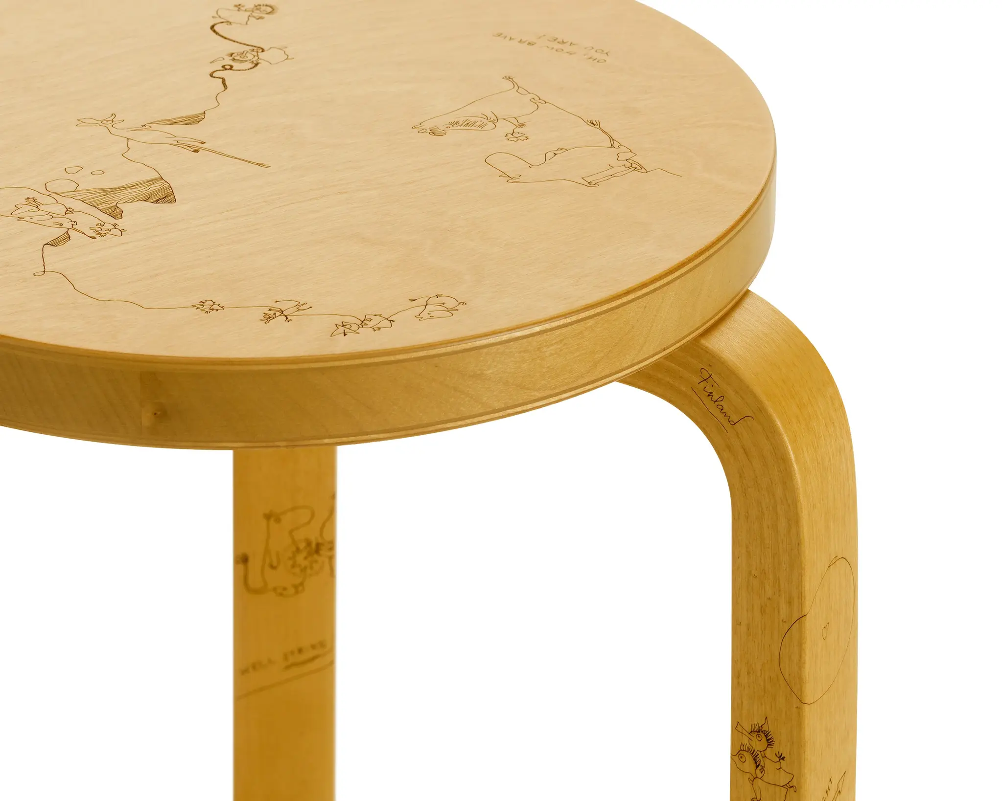 Artek Stool 60 Celebration - Moomin - limited edition
