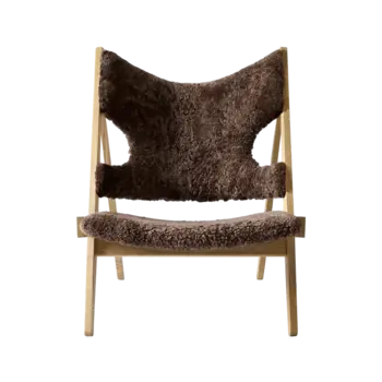 Audo Copenhagen Knitting Lounge Chair - Natural Oak