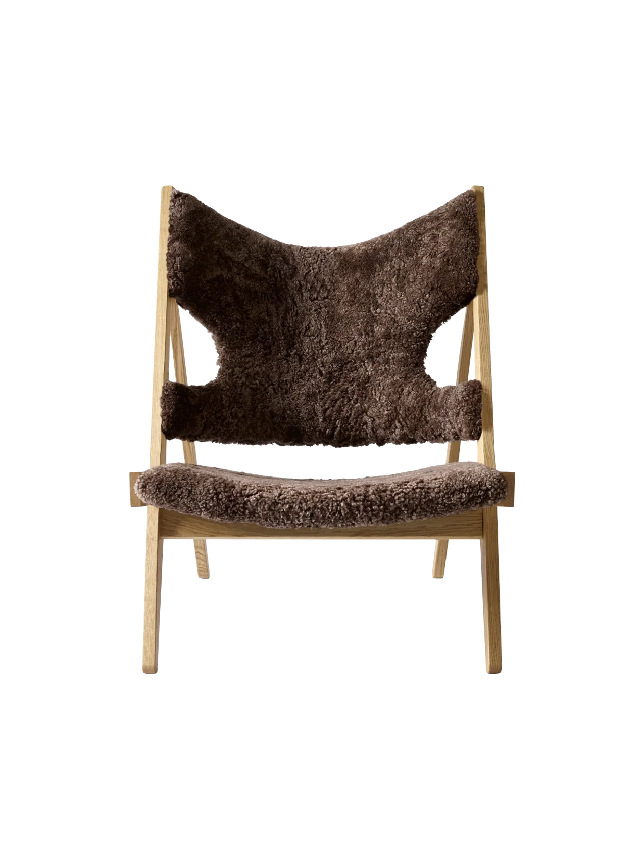 Audo Copenhagen Knitting Lounge Chair - Natural Oak