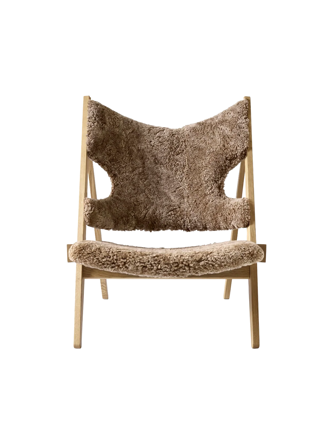 Audo Copenhagen Knitting Lounge Chair - Natural Oak
