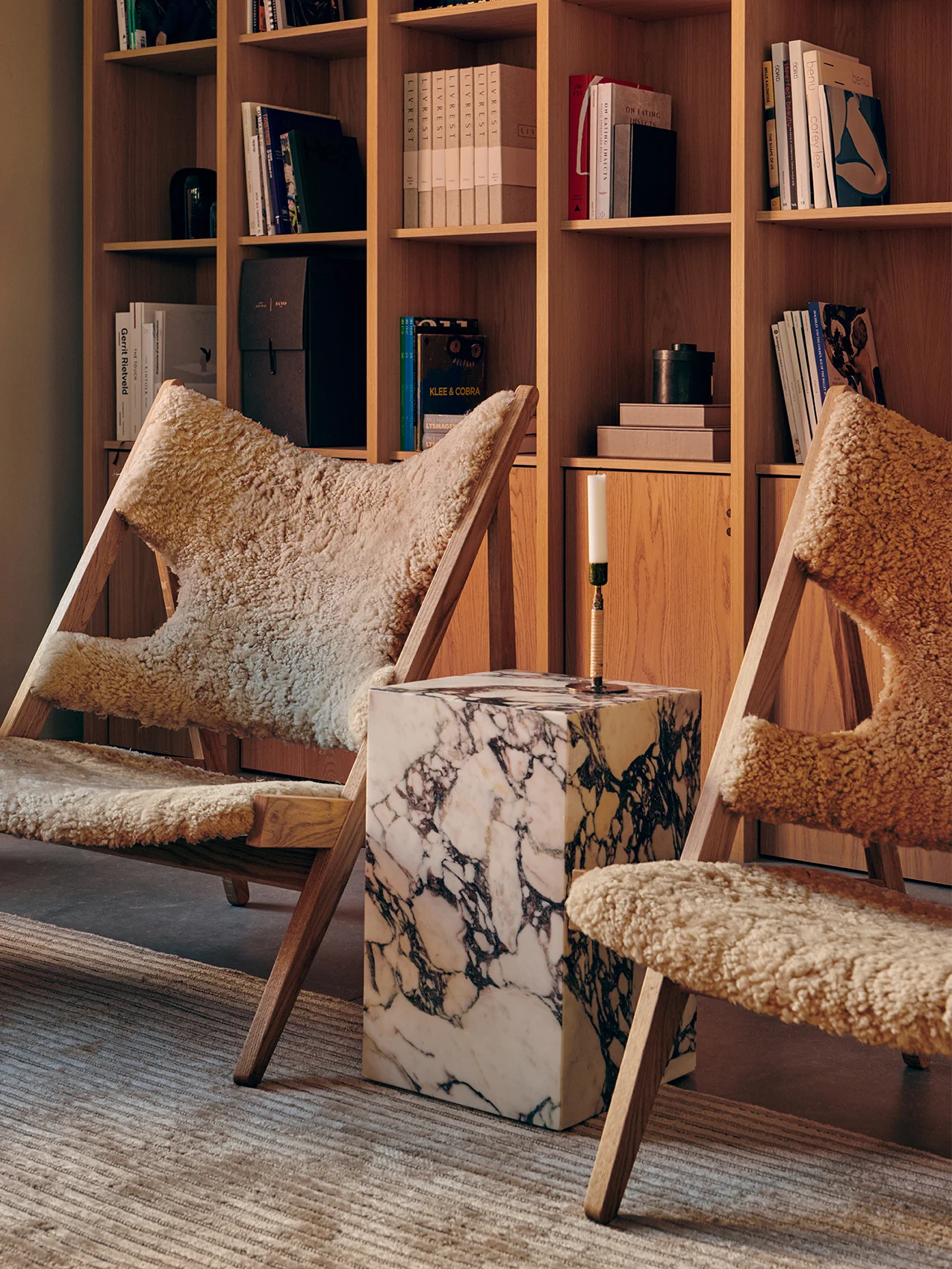 Audo Copenhagen Knitting Lounge Chair - Natural Oak