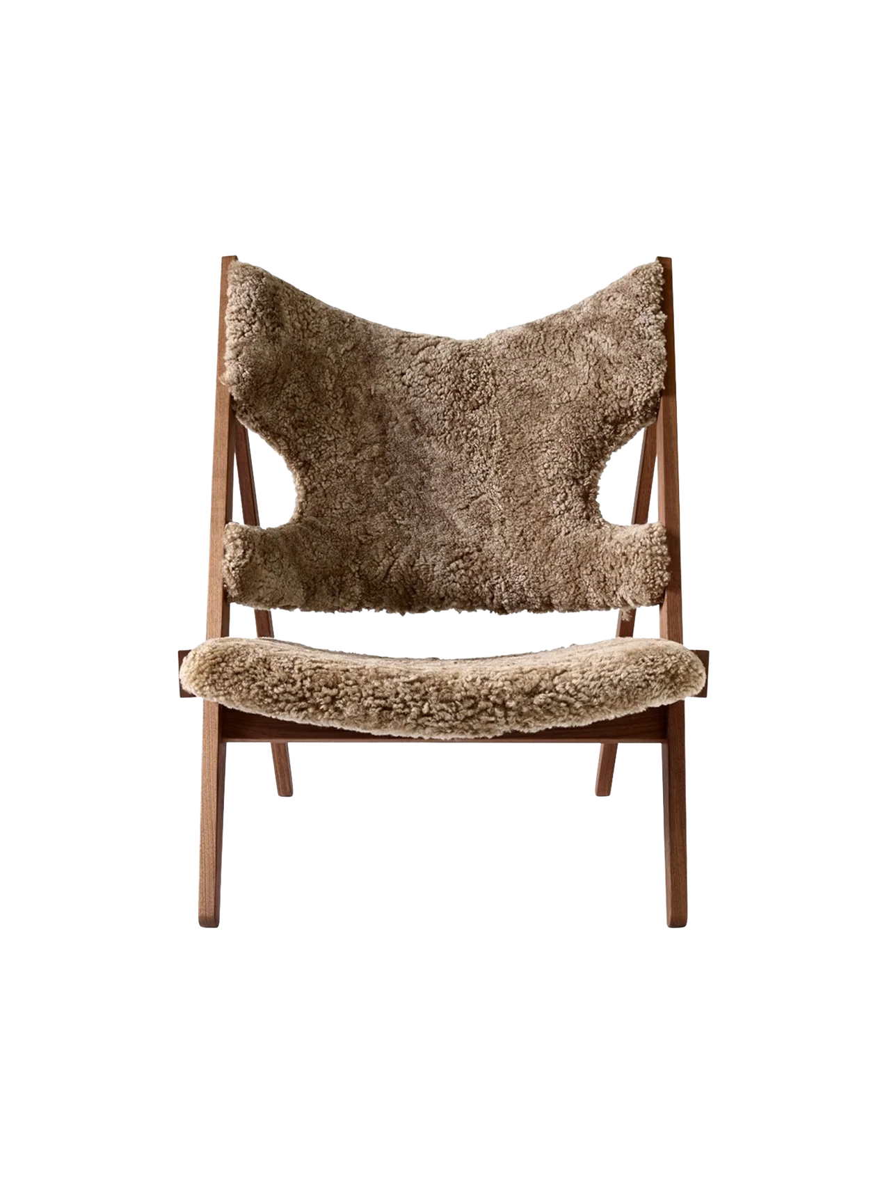 Audo Copenhagen Knitting Lounge Chair - Walnut