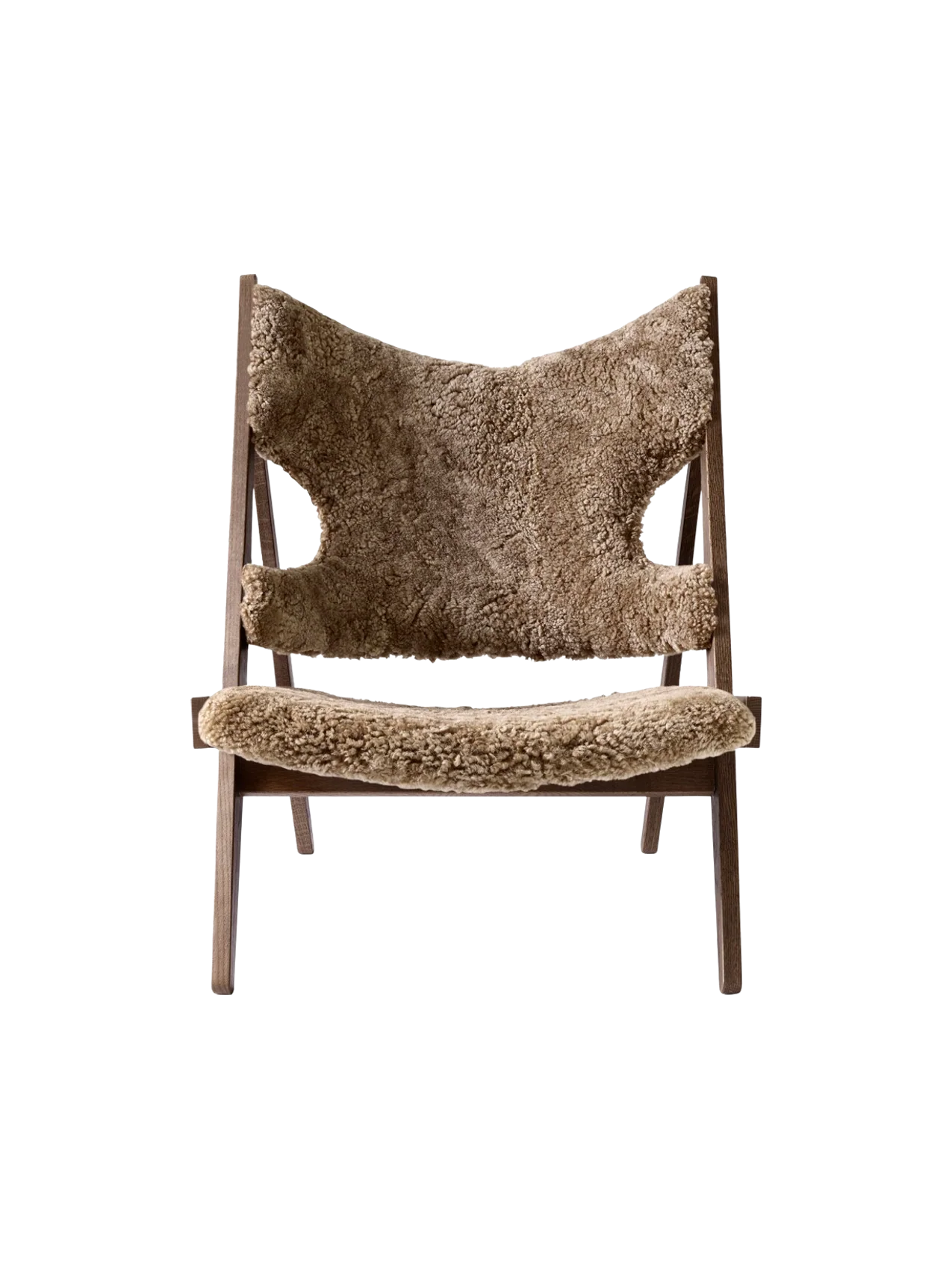 Audo Copenhagen Knitting Lounge Chair - Dark Stained Oak