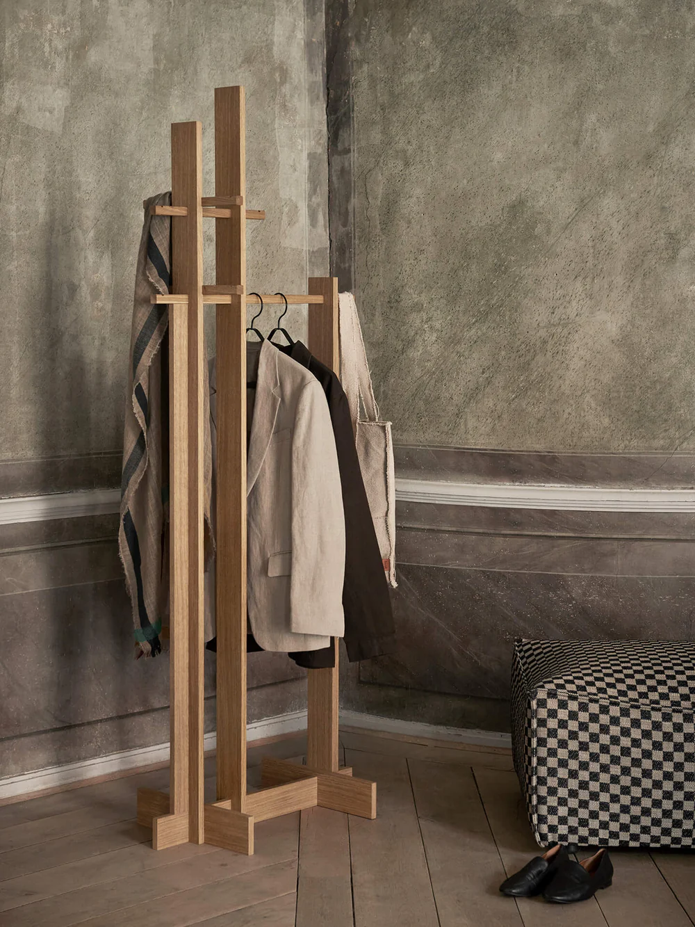 Ferm Living Bridge Clothes Stand - Oiled Oak