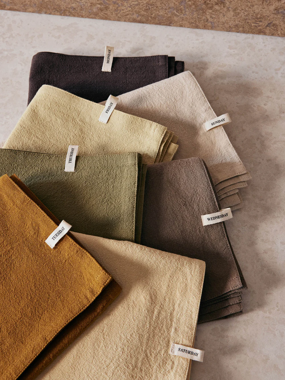 Ferm Living Day Tea Towel - Set of 7