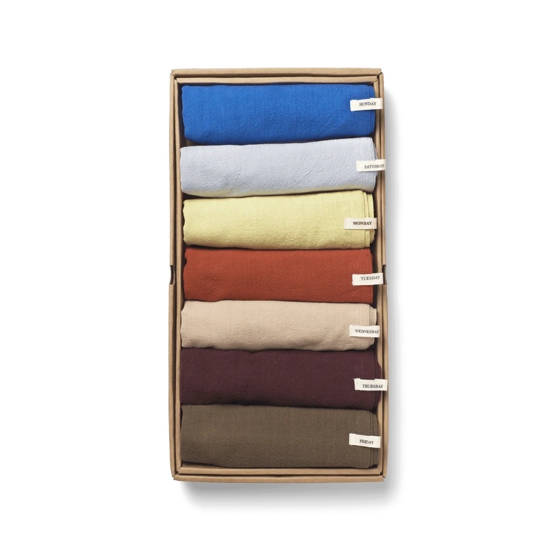 Ferm Living Day Tea Towel - Set of 7