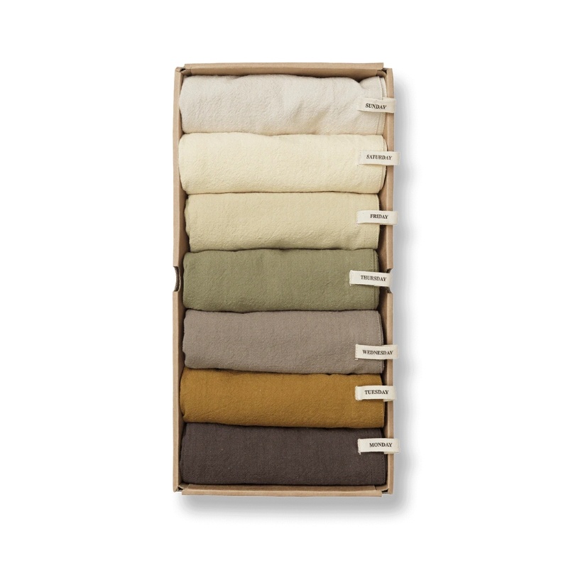 Ferm Living Day Tea Towel - Set of 7