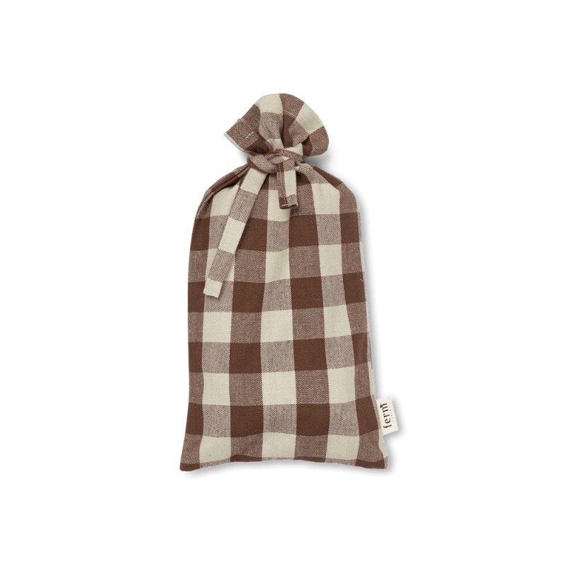 Ferm Living Bothy Check Napkins - Set of 4 - Cinnamon/Grey Green