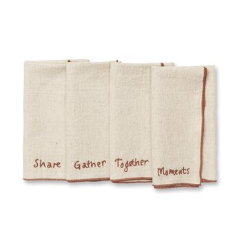 Ferm Living Occasion Napkins - Set of 4 - Natural