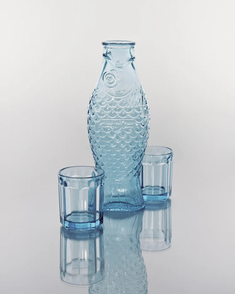 Serax Set Carafe Fish & Fish - met 2 glazen M