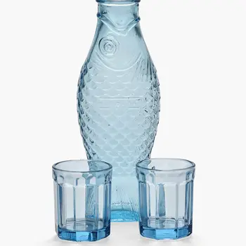 Serax Set Carafe Fish & Fish - met 2 glazen M