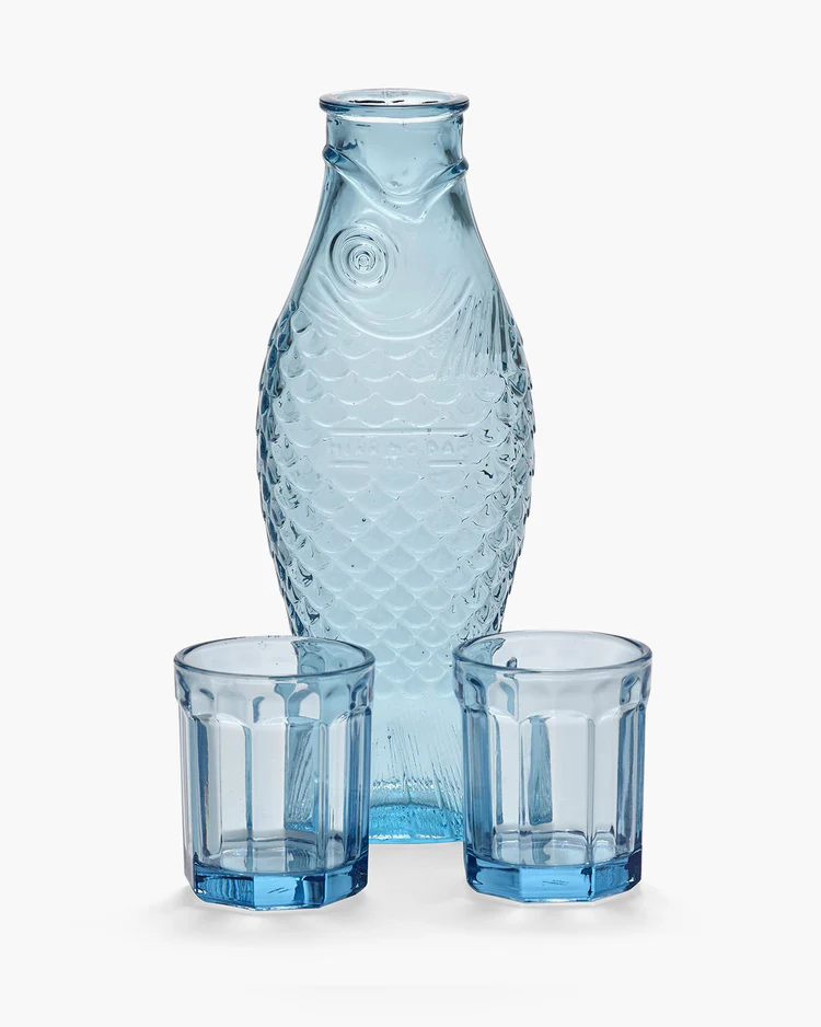 Serax Set Carafe Fish & Fish - met 2 glazen M