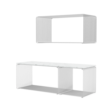 MONTANA Panton Wire Configuration 4 - Chrome/Marble Top