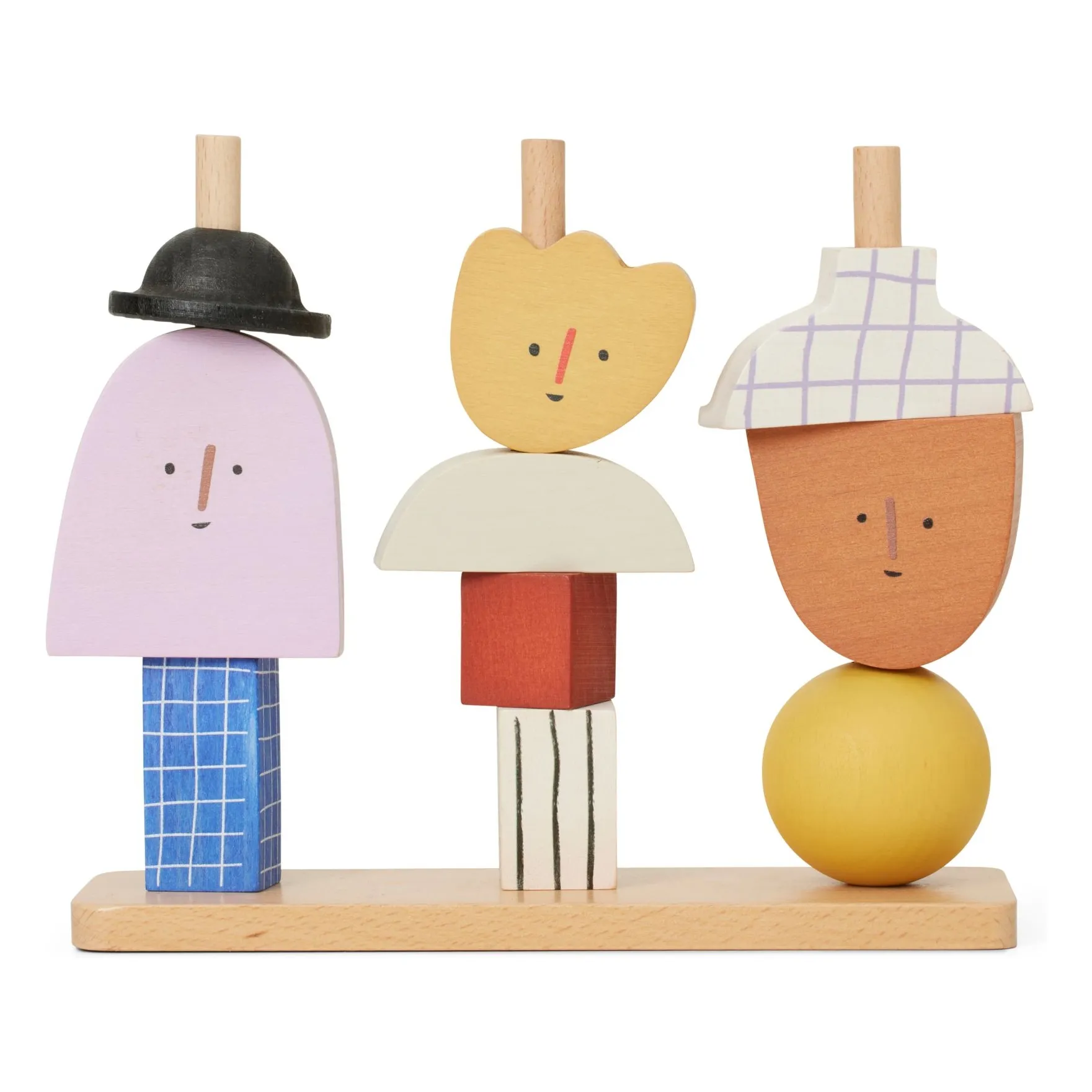 Ferm Living Character Stacking Blocks - Multi