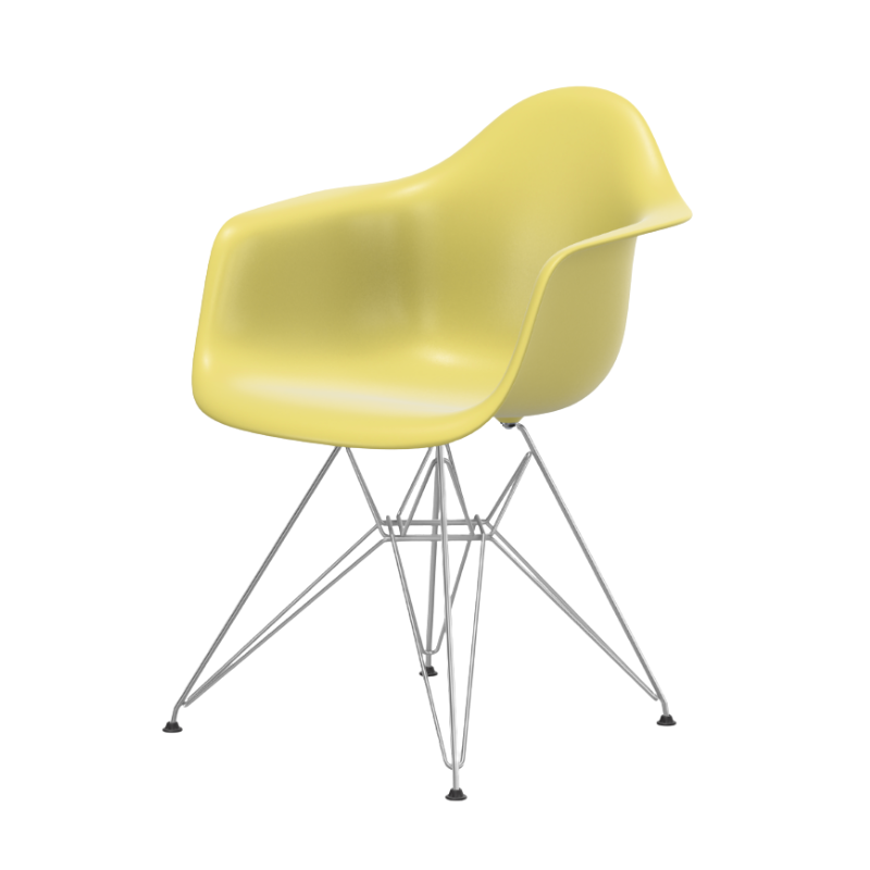 Vitra Eames Plastic Armchair RE DAR - Verchroomd