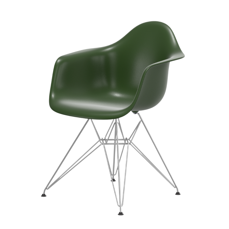 Vitra Eames Plastic Armchair RE DAR - Verchroomd
