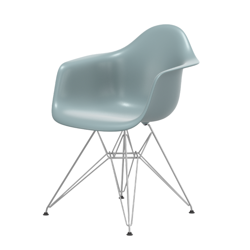 Vitra Eames Plastic Armchair RE DAR - Verchroomd