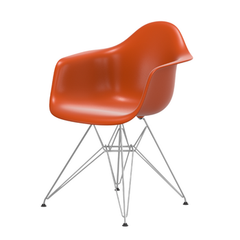 Vitra Eames Plastic Armchair RE DAR - Verchroomd