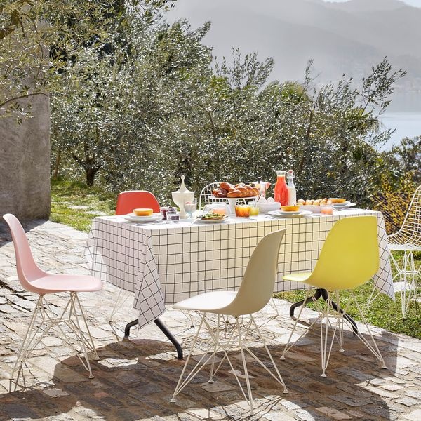 Vitra Eames Plastic Armchair RE DAR - Verchroomd