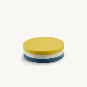 Valerie Objects Three Circles - Yellow White Blue