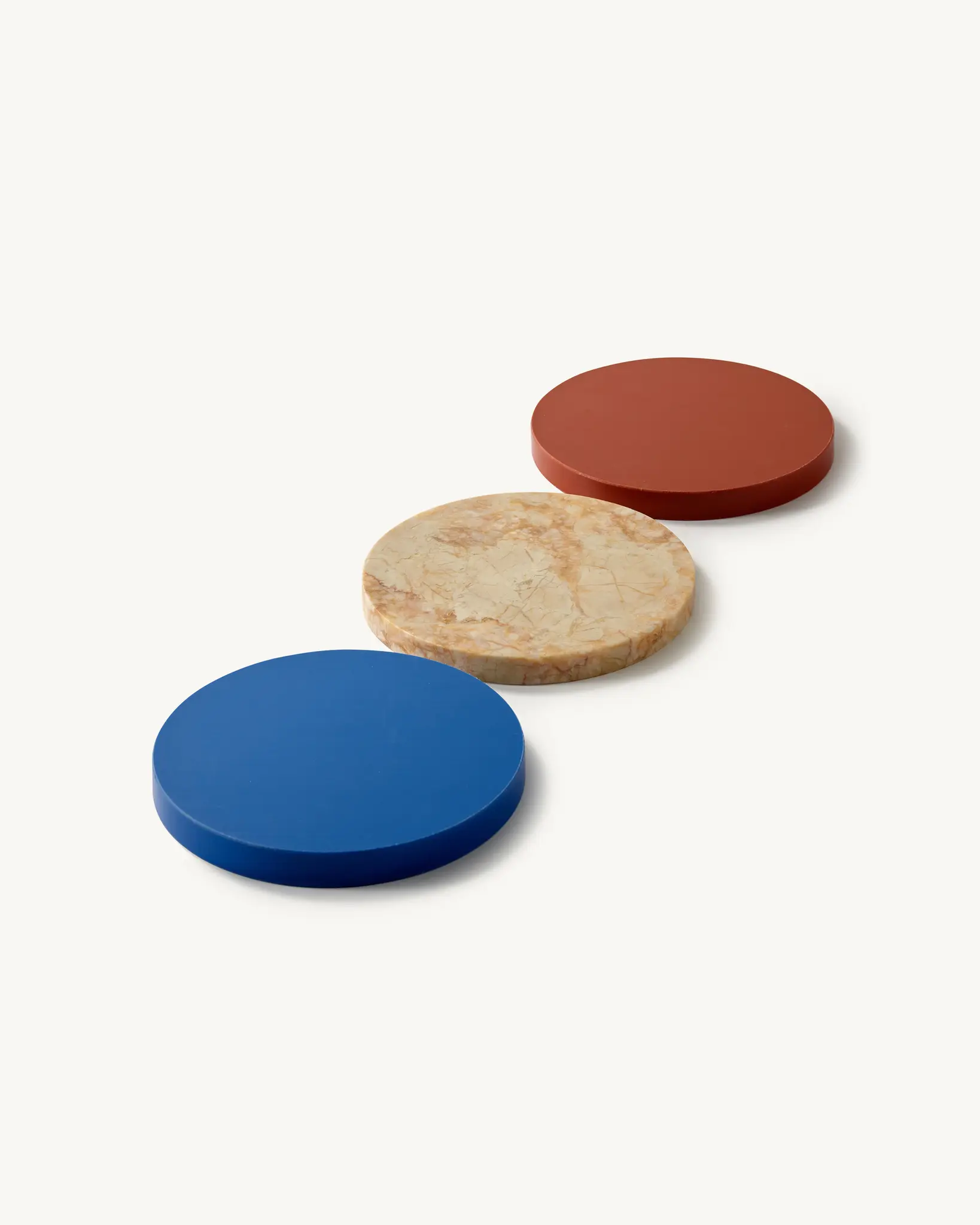 Valerie Objects Three Circles - Blue Pink Brown