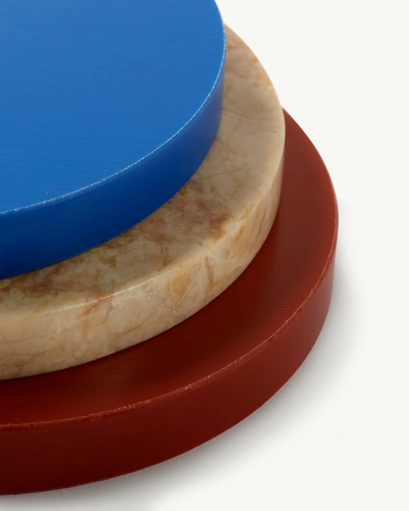 Valerie Objects Three Circles - Blue Pink Brown