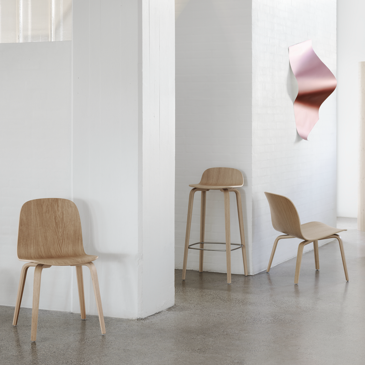 Muuto Visu Chair -  wood base