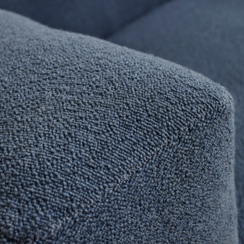 HAY Mags Soft 2,5 seater combination 1 - Turf blue grey/Light Grey Stitches