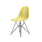 Vitra Eames Plastic Side Chair RE DSR - Zwart Gepoedercoat Onderstel