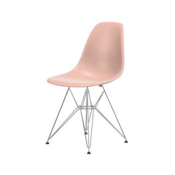 Vitra Eames Plastic Side Chair RE DSR - Verchroomd Onderstel