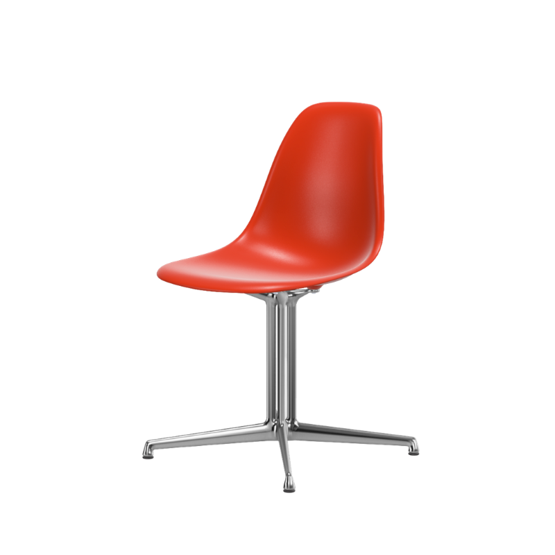 Vitra Eames Plastic Side Chair RE DSL - Gepolijst Onderstel