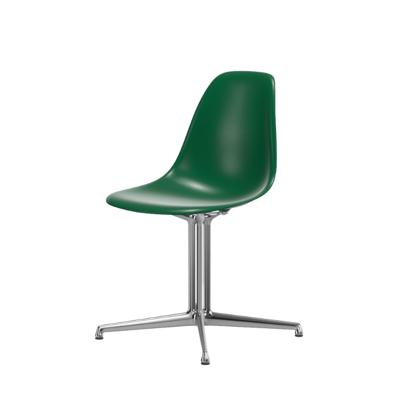 Vitra Eames Plastic Side Chair RE DSL - Gepolijst Onderstel