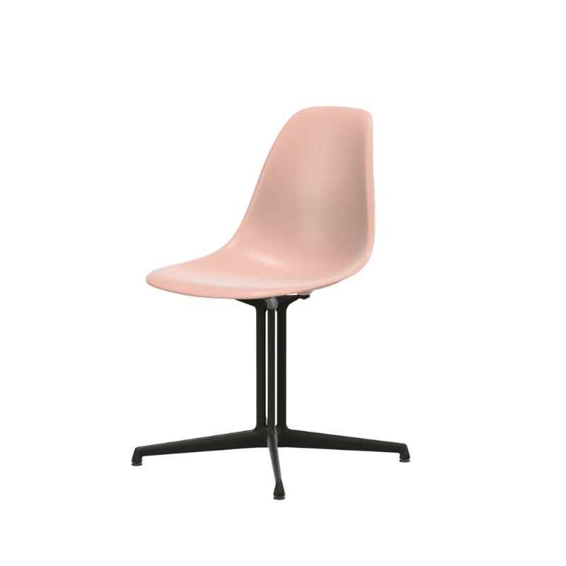 Vitra Eames Plastic Side Chair RE DSL - Basic Dark Poedercoat (Glad) Onderstel