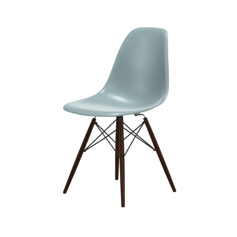 Vitra Eames Plastic Side Chair RE DSW - Esdoorn Donker Onderstel