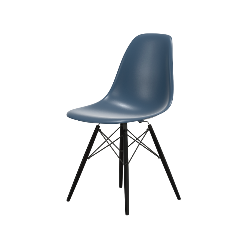Vitra Eames Plastic Side Chair RE DSW - Esdoorn Zwart Onderstel