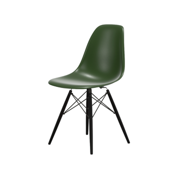 Vitra Eames Plastic Side Chair RE DSW - Esdoorn Zwart Onderstel