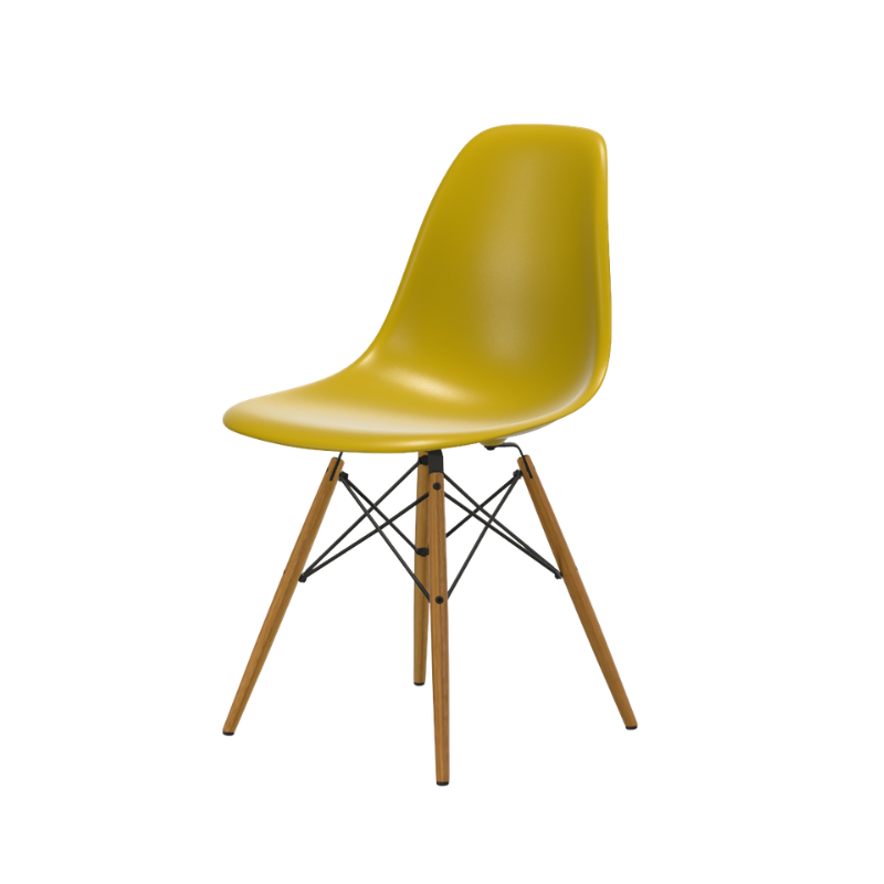 Vitra Eames Plastic Side Chair RE DSW - Essen Onderstel