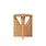 Kristina Dam Simple Stool - Warm lacquered oak