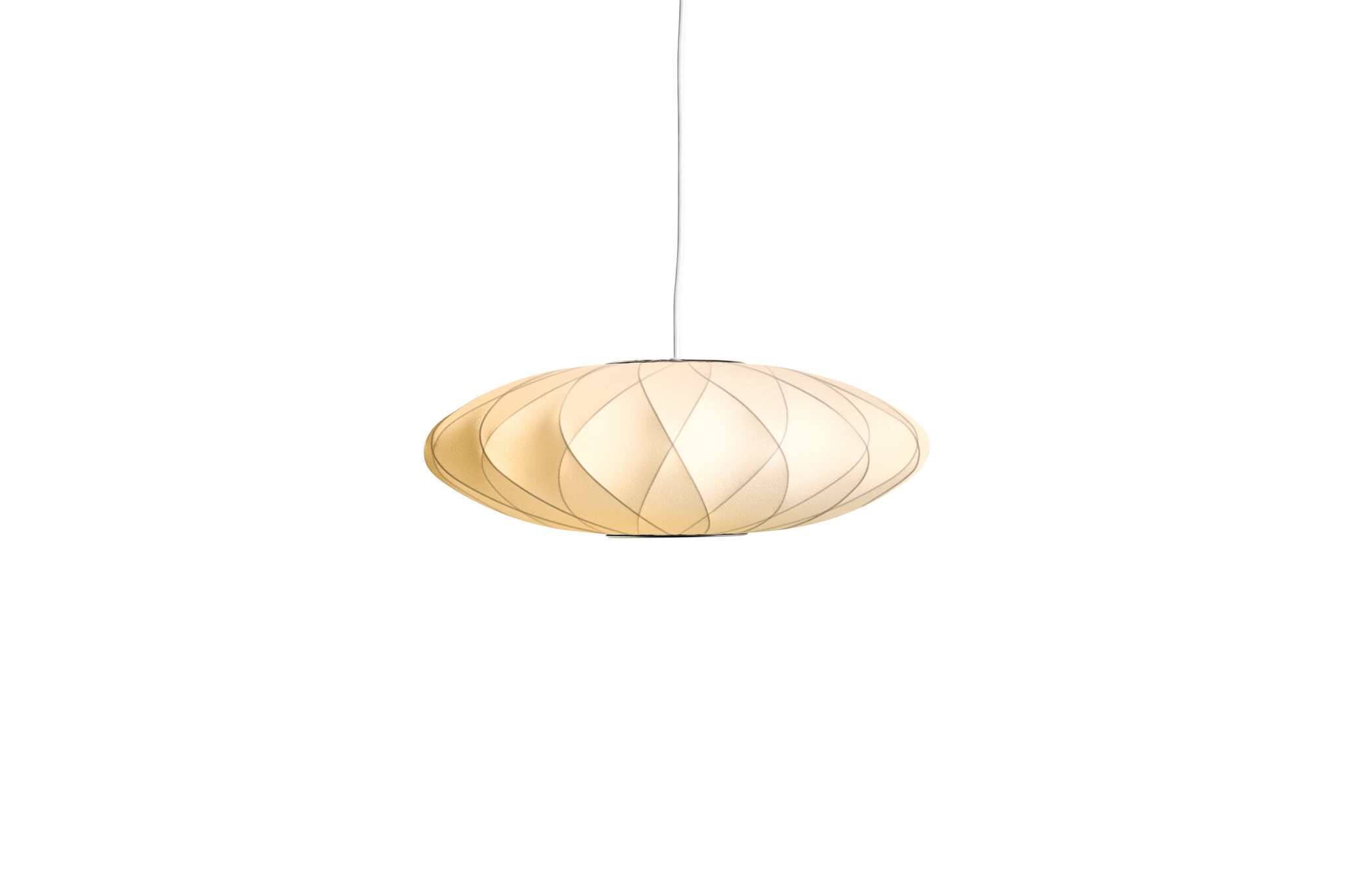 HAY Nelson Saucer Crisscross Bubble Hanglamp - Off White