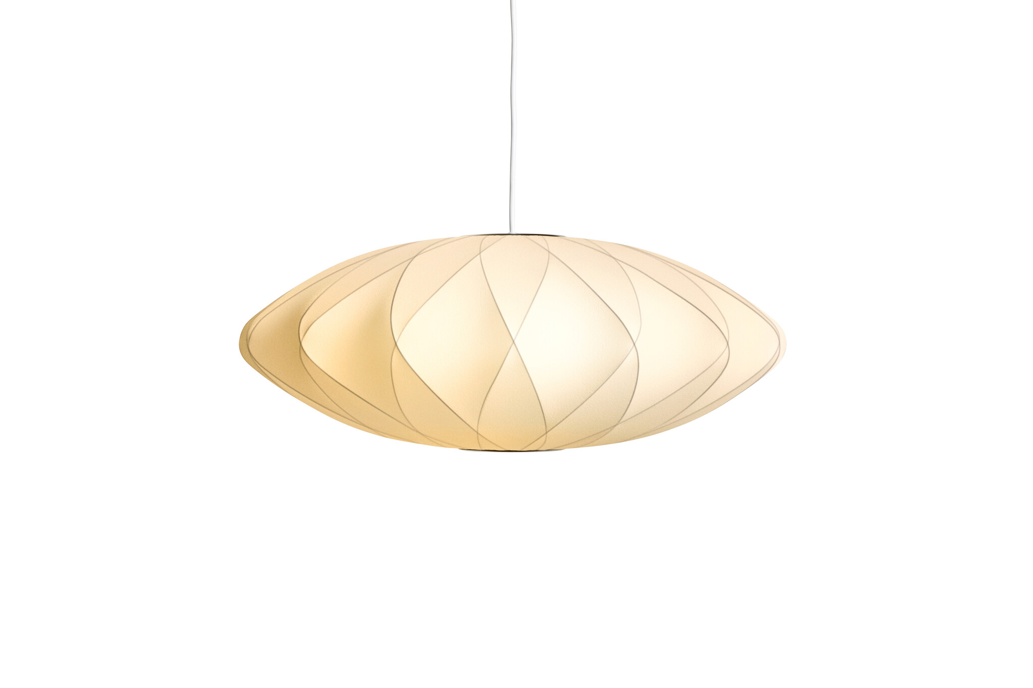 HAY Nelson Saucer Crisscross Bubble Hanglamp - Off White