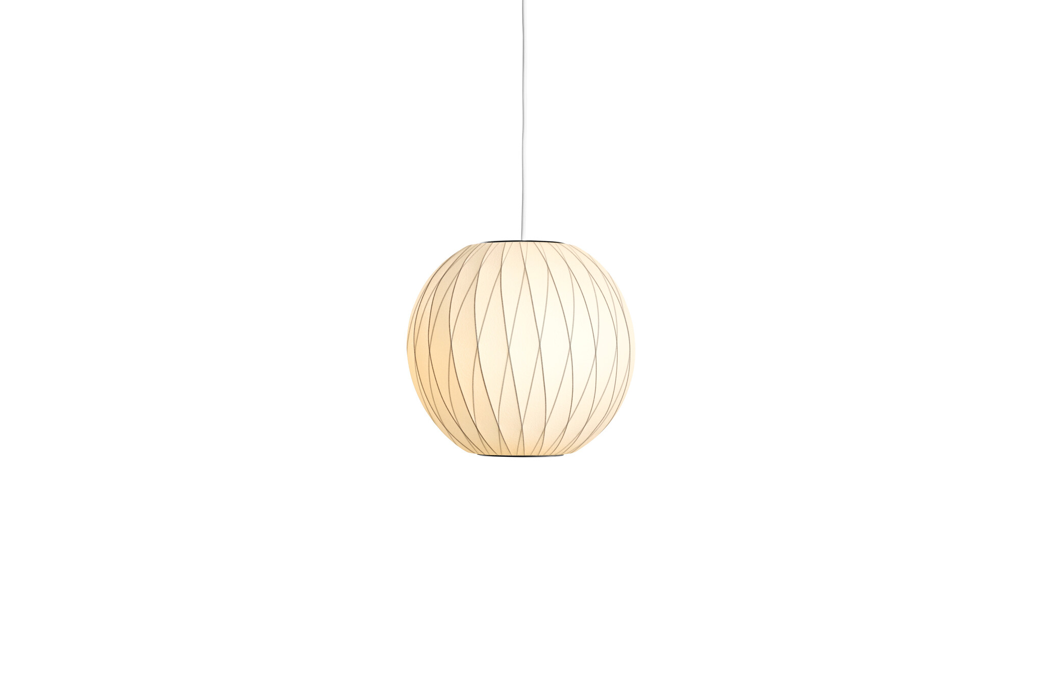 HAY Nelson Ball Crisscross Bubble Hanglamp - Off White