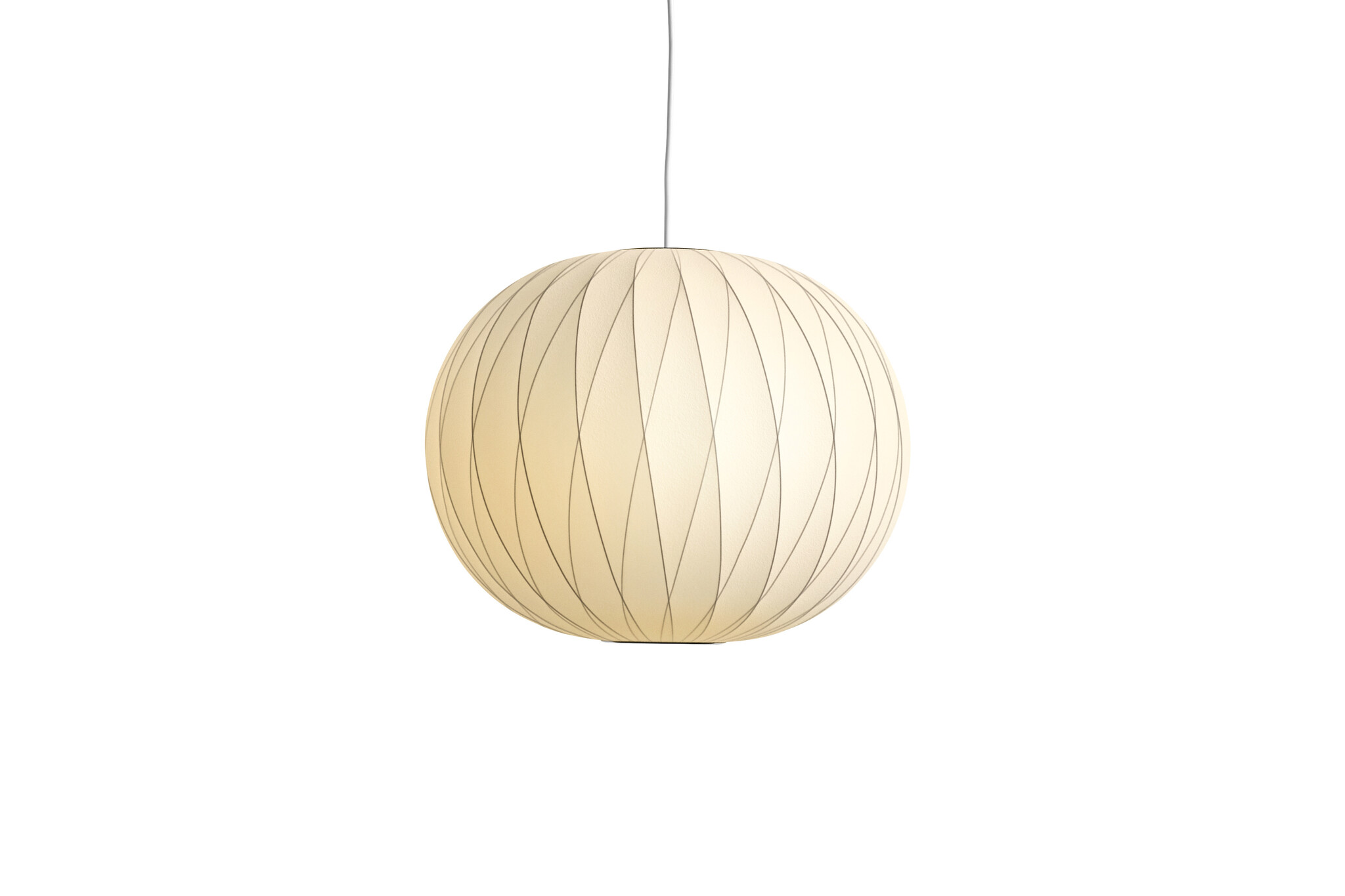HAY Nelson Ball Crisscross Bubble Hanglamp - Off White