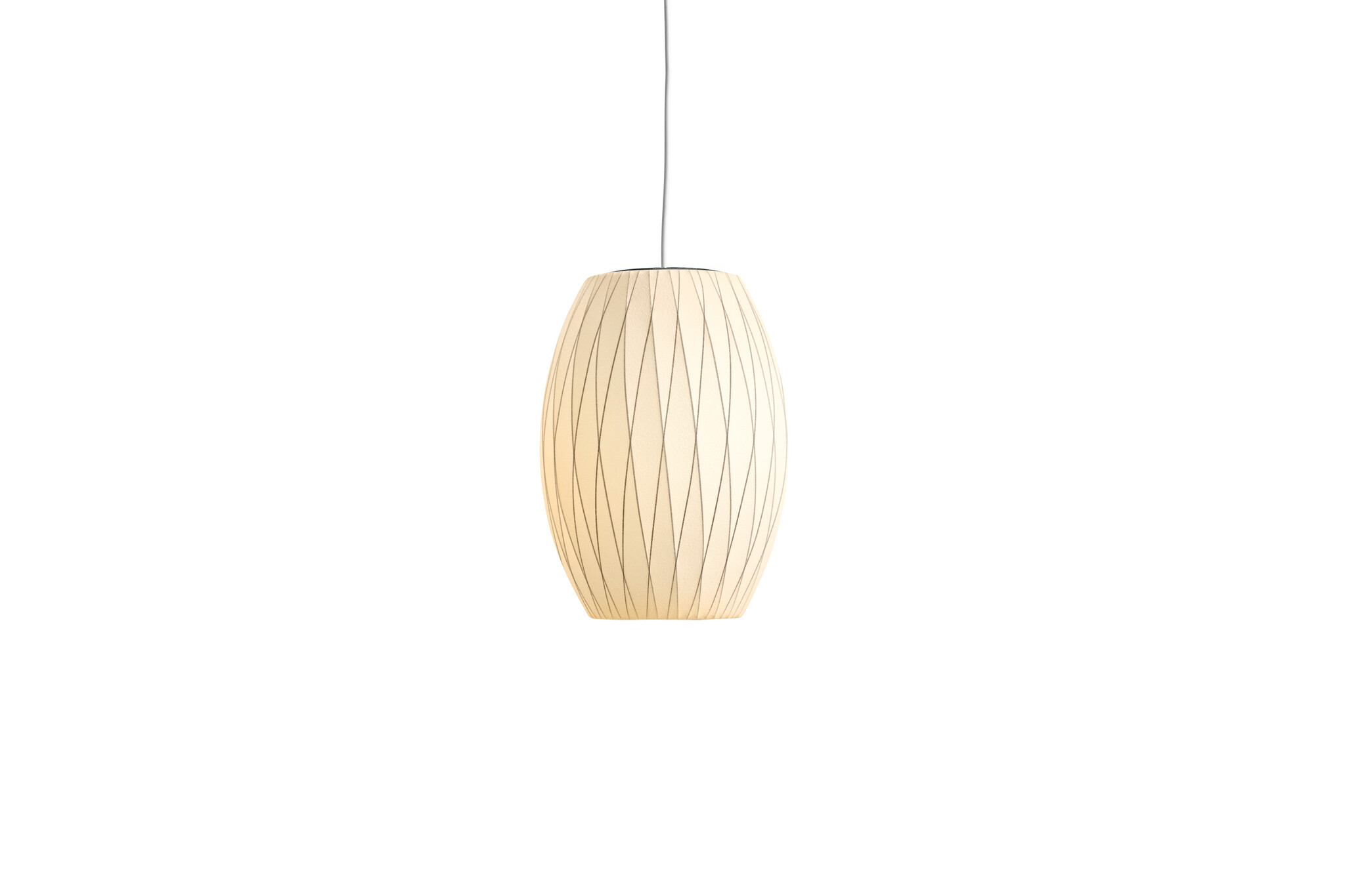 HAY Nelson Cigar Crisscross Bubble Hanglamp - Off White