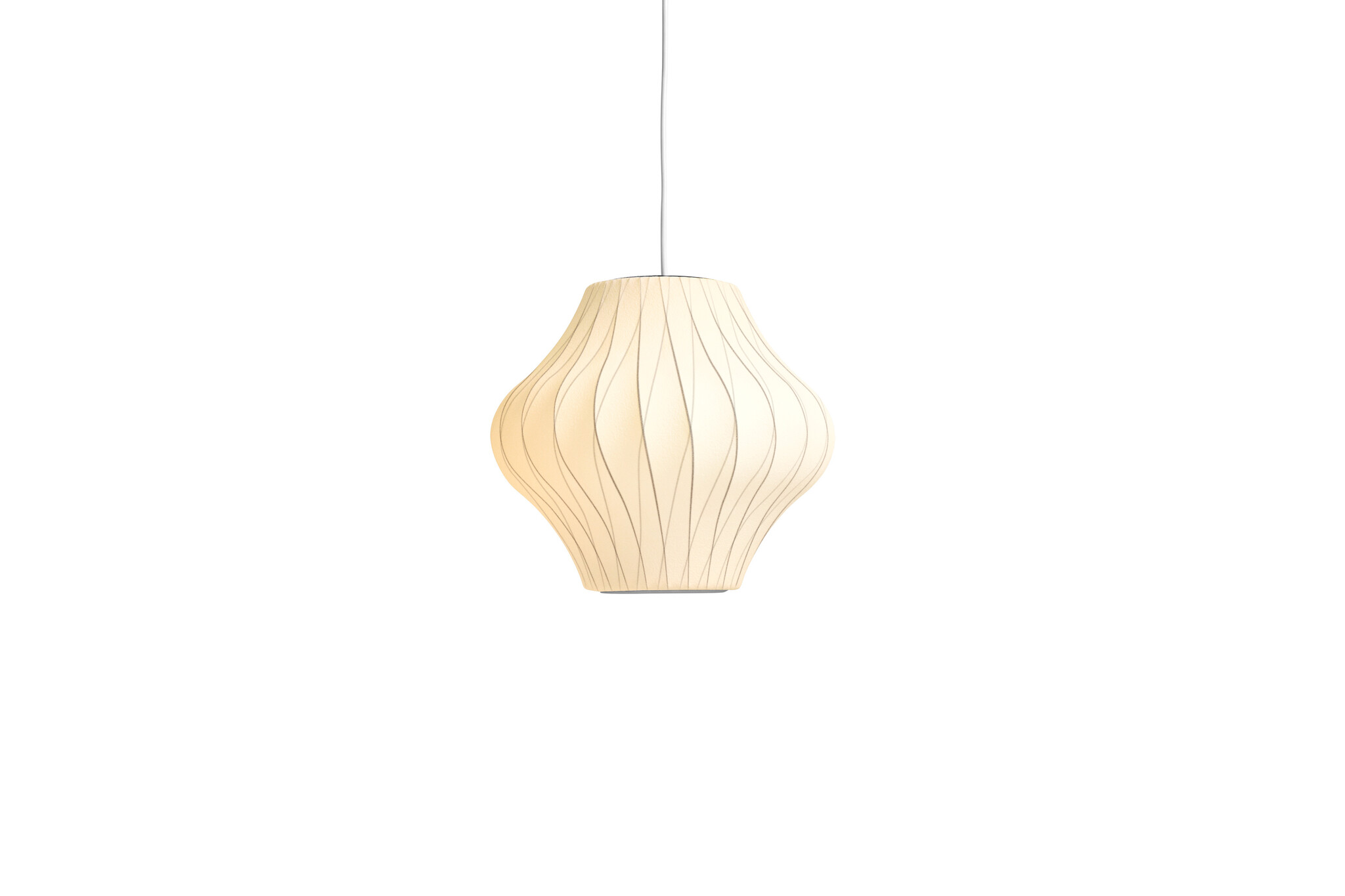 HAY Nelson Pear Crisscross Bubble Hanglamp - Off White
