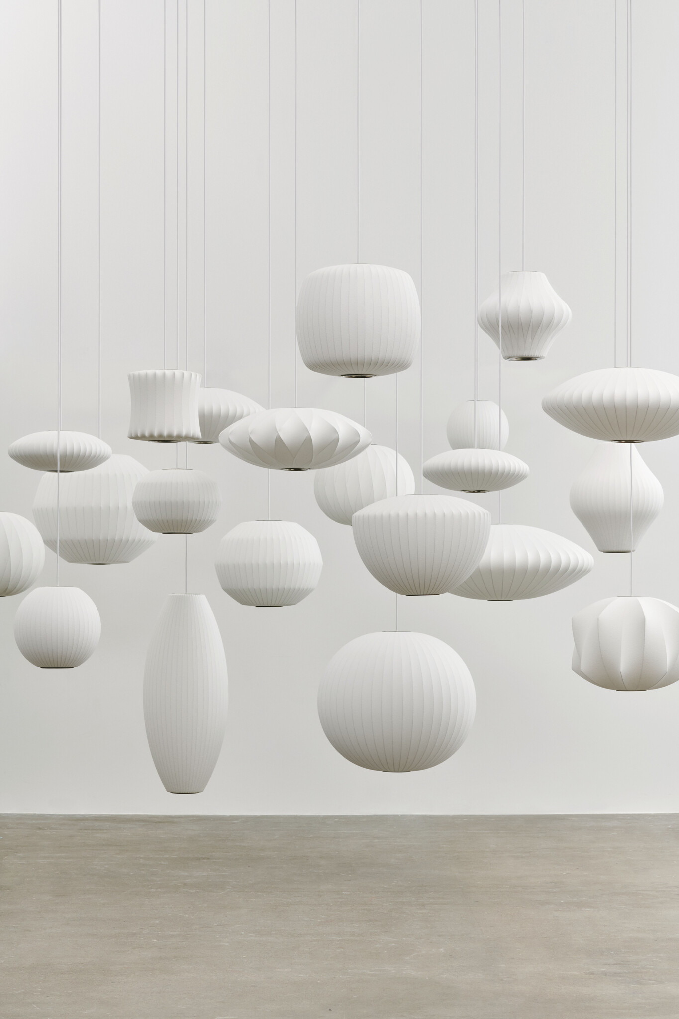 HAY Nelson Lantern Bubble Hanglamp - Off White Small