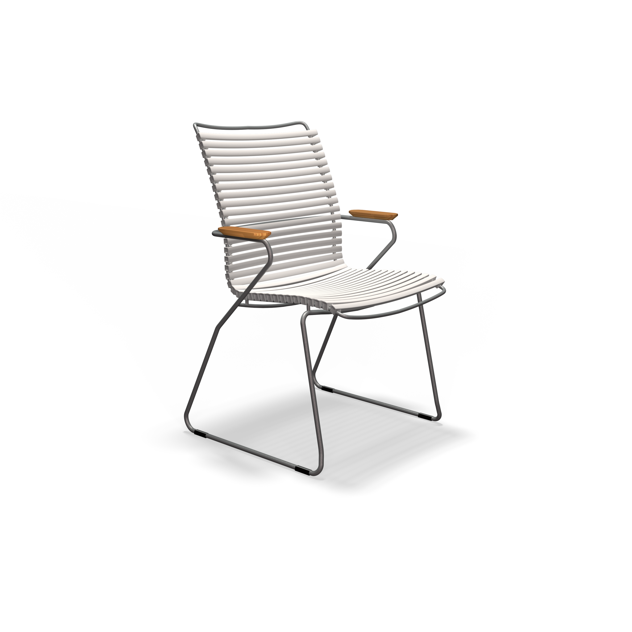 Houe CLICK Dining Chair Tall with Armrests in bamboo