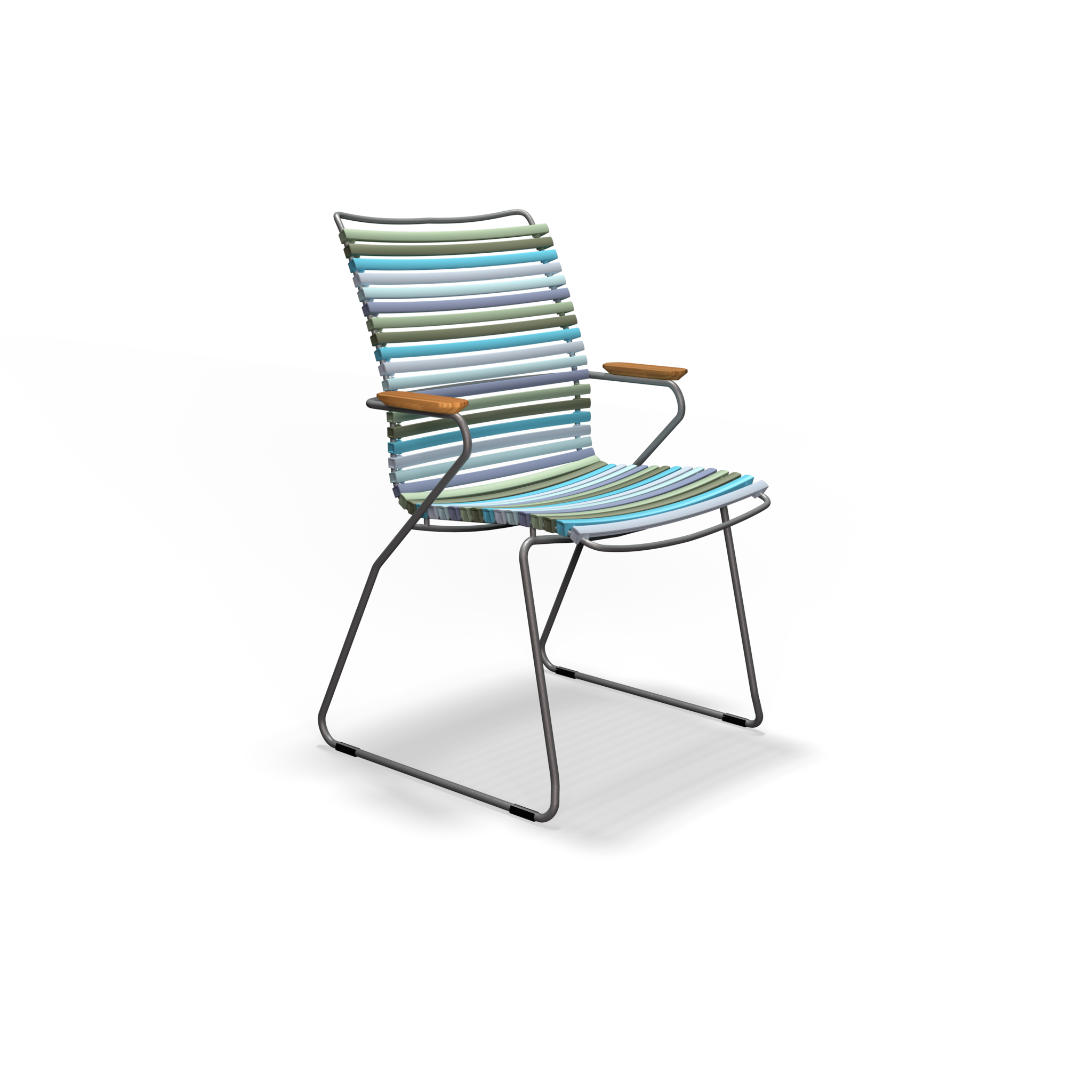 Houe CLICK Dining Chair Tall with Armrests in bamboo
