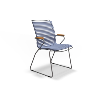 HOUE CLICK Dining Chair Tall with Armrests in bamboo